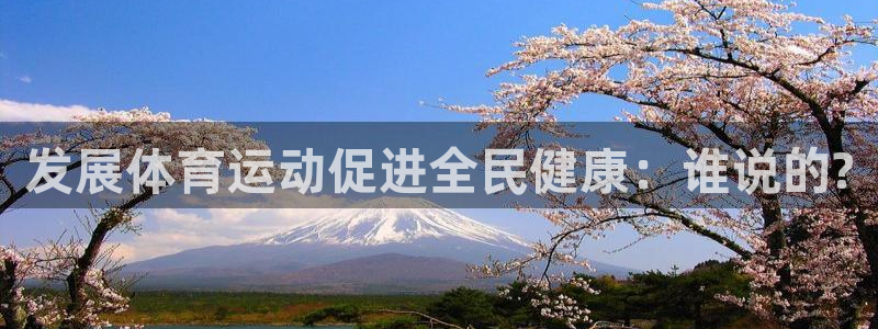 MK体育官方正版app集团官网网址：发展体育运动促进