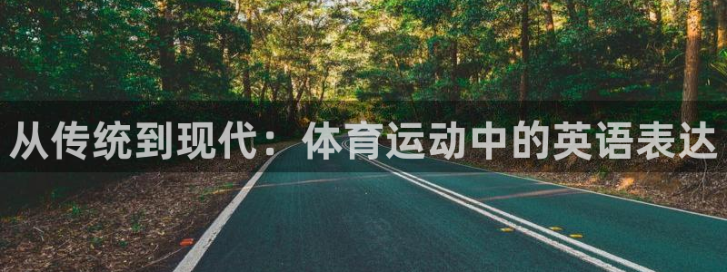 MK体育官方正版app神州：从传统到现代：体育运动中