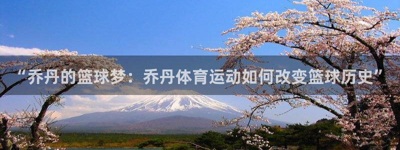 MK体育官网下载：“乔丹的篮球梦：乔丹体育运动如何改变篮球历